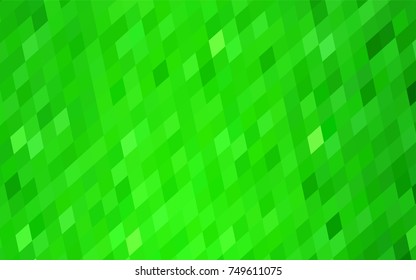 Light Green vector polygonal illustration, which consist of rectangles. Rectangular pattern for your business design. Geometric background in Origami style with gradient. 