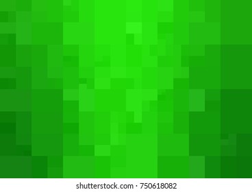Light Green vector polygonal illustration, which consist of rectangles. Rectangular pattern for your business design. Geometric background in Origami style with gradient. 