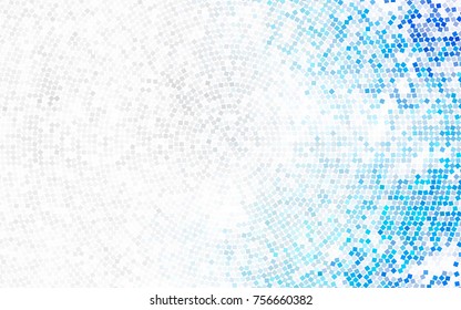 Light Green vector polygonal illustration consisting of rectangles. Rectangular design for your business. Creative geometric background in origami style with gradient.
