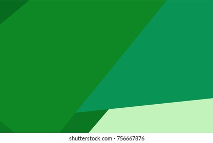 Light Green vector polygonal illustration, which consist of rectangles. Rectangular pattern for your business design. Geometric background in Origami style with gradient. 