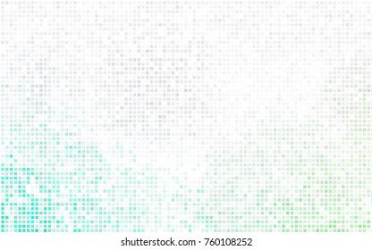 Light Green vector polygonal illustration consisting of rectangles. Rectangular design for your business. Creative geometric background in origami style with gradient.