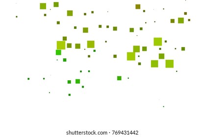 Light Green vector polygonal illustration, which consist of rectangles. Rectangular pattern for your business design. Geometric background in Origami style with gradient. 