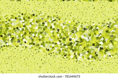 Light Green vector polygonal illustration consisting of rectangles. Rectangular design for your business. Creative geometric background in origami style with gradient.