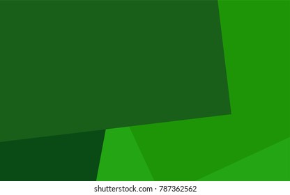 Light Green vector polygonal illustration, which consist of rectangles. Rectangular pattern for your business design. Geometric background in Origami style with gradient. 