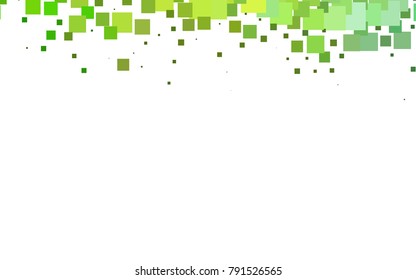 Light Green vector polygonal illustration, which consist of rectangles. Rectangular pattern for your business design. Geometric background in Origami style with gradient. 