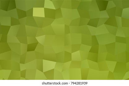 Light Green vector polygonal illustration, which consist of rectangles. Rectangular pattern for your business design. Geometric background in Origami style with gradient. 