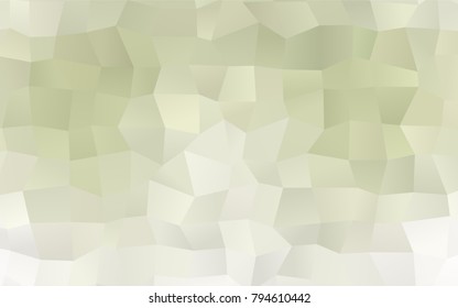 Light Green vector polygonal illustration, which consist of rectangles. Rectangular pattern for your business design. Geometric background in Origami style with gradient. 