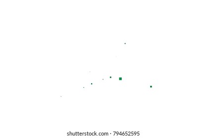 Light Green vector polygonal illustration, which consist of rectangles. Rectangular pattern for your business design. Geometric background in Origami style with gradient. 