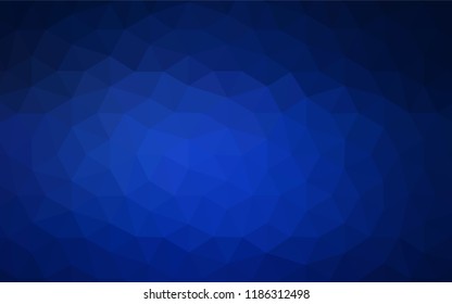 Light Green vector polygonal pattern. Geometric illustration in Origami style with gradient.  Best triangular design for your business.