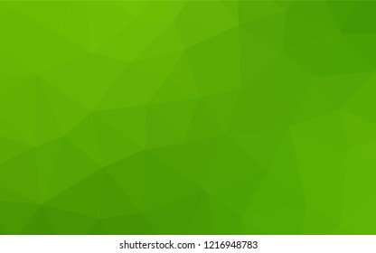 Light Green vector polygonal pattern. An elegant bright illustration with gradient. Brand new design for your business.