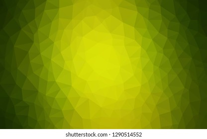 Light Green vector polygonal pattern. A sample with polygonal shapes. Brand new design for your business.