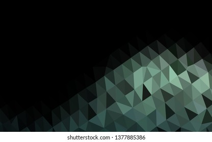 Light Green vector polygonal pattern. Colorful illustration in abstract style with gradient. New texture for your design.