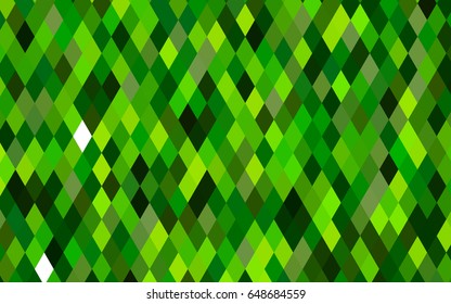 Light Green vector polygonal pattern. Colorful abstract illustration with gradient. A new texture for your design.