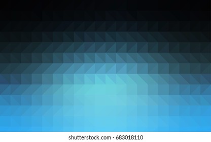 Light Green vector polygonal pattern. Shining colored illustration in a brand-new style. The template can be used as a background for cell phones.