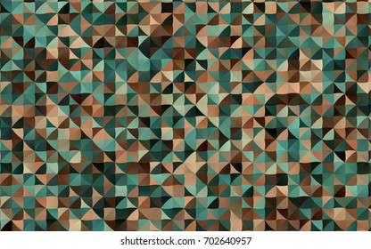 Light Green vector polygonal pattern. A sample with polygonal shapes. The textured pattern can be used for background.