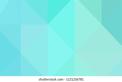 Light Green vector polygonal template. Creative geometric illustration in Origami style with gradient. That pattern can be used as a part of a brand book.