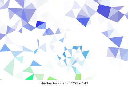 Light Green vector polygonal template. Elegant bright polygonal illustration with gradient. New template for your brand book.