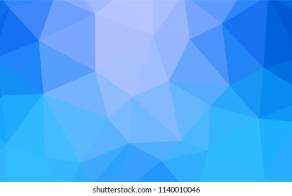 Light Green vector polygonal template. Geometric illustration in Origami style with gradient.  Best triangular design for your business.