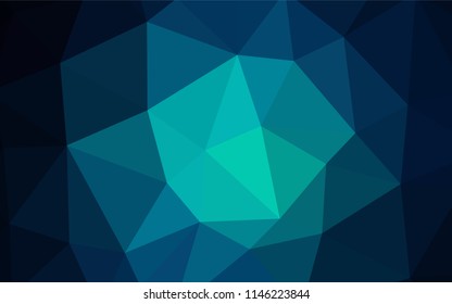 Light Green vector polygonal template. A sample with polygonal shapes. A new texture for your web site.