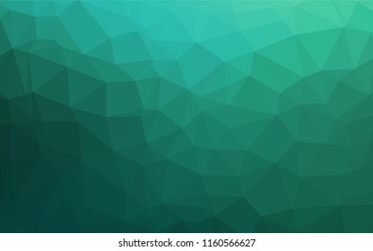 Light Green vector polygonal template. A sample with polygonal shapes. A completely new template for your business design.