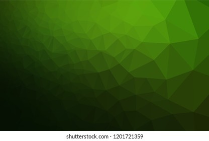 Light Green vector polygonal template. An elegant bright illustration with gradient. A completely new design for your business.