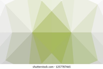 Light Green vector polygonal template. Brand new colored illustration in blurry style with gradient. Brand new style for your business design.