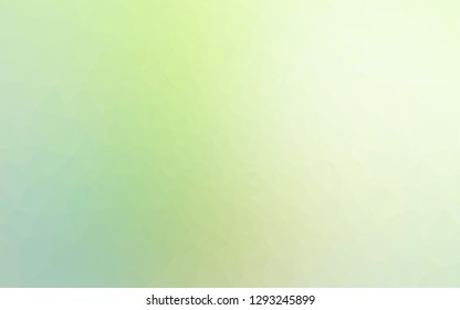 Light Green vector polygonal template. A sample with polygonal shapes. Polygonal design for your web site.