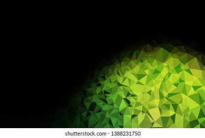 Light Green vector polygonal template. An elegant bright illustration with gradient. Brand new style for your business design.