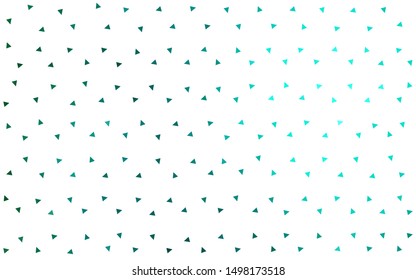 Light Green vector  polygonal template. Creative geometric illustration in Origami style with gradient. Polygonal design for your web site.