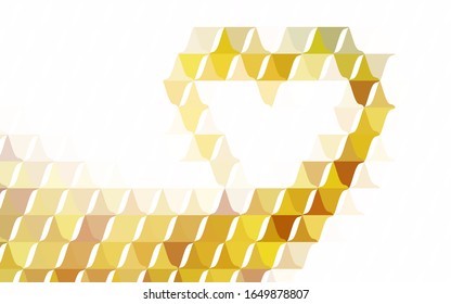 Light Green vector polygonal template. Shining illustration, which consist of triangles. Brand-new style for your business design.