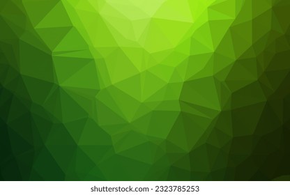 Hellgrüne Vektorgrafik-Vorlage. Eine elegante, helle Illustration mit Farbverlauf. Texturierte Muster für Hintergrund.