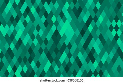 Light Green vector polygonal template. Creative geometric illustration in Origami style with gradient. A completely new design for your business.