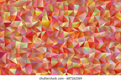 Light Green vector polygonal template. Colorful abstract illustration with gradient. 