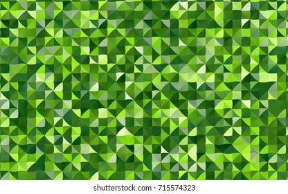 Light Green vector polygonal template. A completely new color illustration in a vague style. A completely new template for your business design.