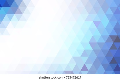 Light Green vector polygonal template. Modern geometrical abstract illustration with gradient. The textured pattern can be used for background.