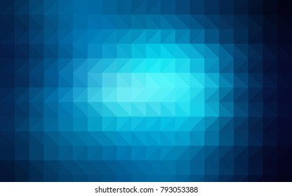 Light Green vector polygonal template. Triangular geometric sample with gradient.  The polygonal design can be used for your web site.