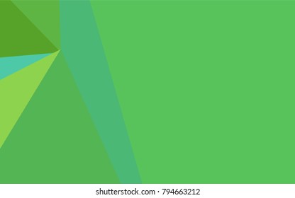Light Green vector polygonal template. Shining colored illustration in a brand-new style. A completely new design for your business.