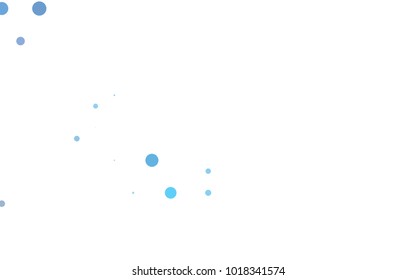 Light Green vector red banner with set of circles, dots. Donuts Background. Creative Design Template. Technological halftone illustration.