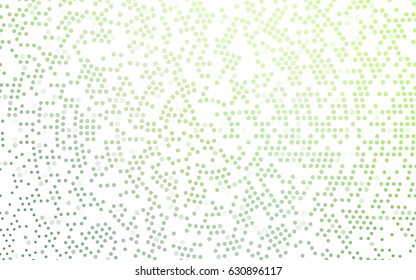 Light Green vector red banner with set of circles, dots. Donuts Background. Creative Design Template. Technological halftone illustration. Light Green vector red banner with set of circles, dots. Donuts Background. Creative Design Template. Technological halftone illustration.