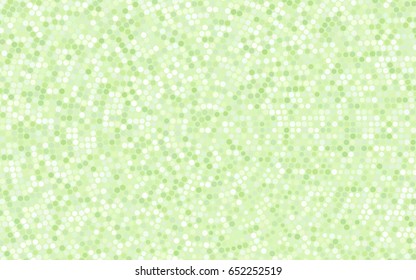 Light Green vector red banner with set of circles, dots. Donuts Background. Creative Design Template. Technological halftone illustration.