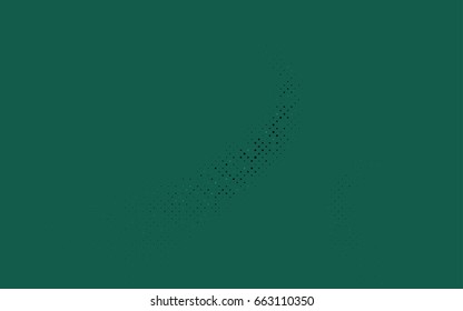 Light Green vector red banner with set of circles, dots. Donuts Background. Creative Design Template. Technological halftone illustration.