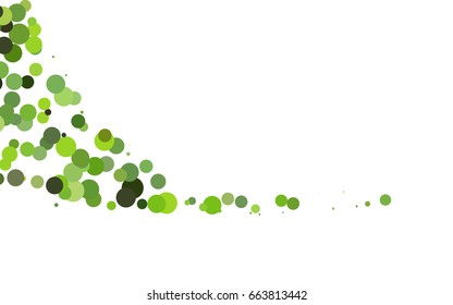 Light Green vector red banner with set of circles, dots. Donuts Background. Creative Design Template. Technological halftone illustration. Light Green vector red banner with set of circles, dots. Donuts Background. Creative Design Template. Technological halftone illustration.