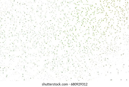 Light Green vector red banner with set of circles, dots. Donuts Background. Creative Design Template. Technological halftone illustration.