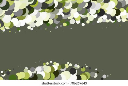 Light Green vector red banner with set of circles, dots. Donuts Background. Creative Design Template. Technological halftone illustration. Light Green vector red banner with set of circles, dots. Donuts Background. Creative Design Template. Technological halftone illustration.