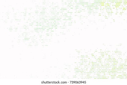 Light Green vector red banner with set of circles, dots. Donuts Background. Creative Design Template. Technological halftone illustration.