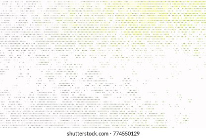 Light Green vector red banner with set of circles, dots. Donuts Background. Creative Design Template. Technological halftone illustration.
