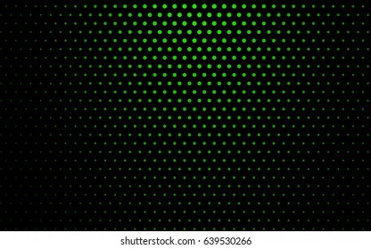 Light Green vector red pattern of geometric circles, shapes. Colorful mosaic banner. Geometric background with colored disks.