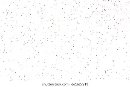 Light Green vector red pattern of geometric circles, shapes. Colorful mosaic banner. Geometric background with colored disks.