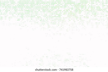 Light Green vector red pattern of geometric circles, shapes. Colorful mosaic banner. Geometric background with colored disks.