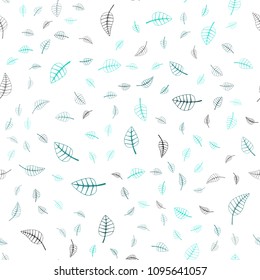 Light Green vector seamless  abstract doodle wallpaper. Decorative illustration with doodles on abstract template. Doodle design can be used for your web site.